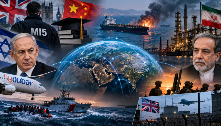 AI illustration for PPC Digital’s Global Brief featuring major world developments