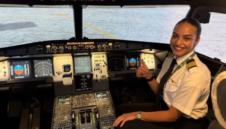 Saudi pilot Balqis Al-Faraj, Saudia Airlines’ first female pilot and Airbus A320 First Officer.