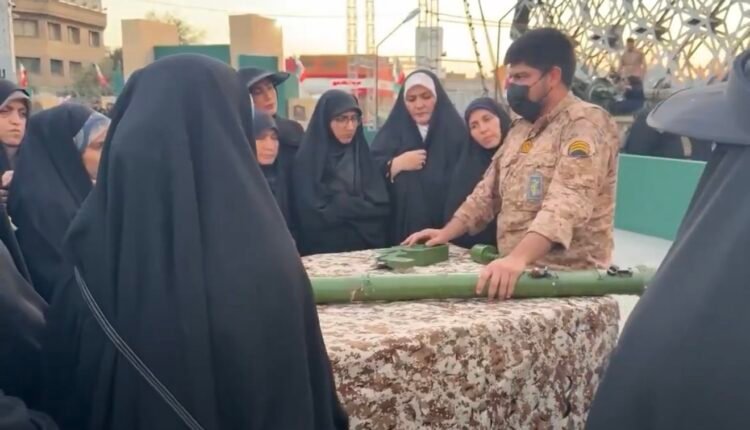 Iranian women receive basic military training. Photo: Social media