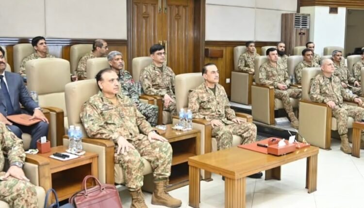 Field Marshal Syed Asim Munir visits Corps Headquarters Peshawar for a briefing on Khyber Pakhtunkhwa security and counterterrorism operations.
