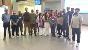 Pakistani journalists during their visit to Istanbul, Türkiye, as part of the Pakistan Media Club delegation.
