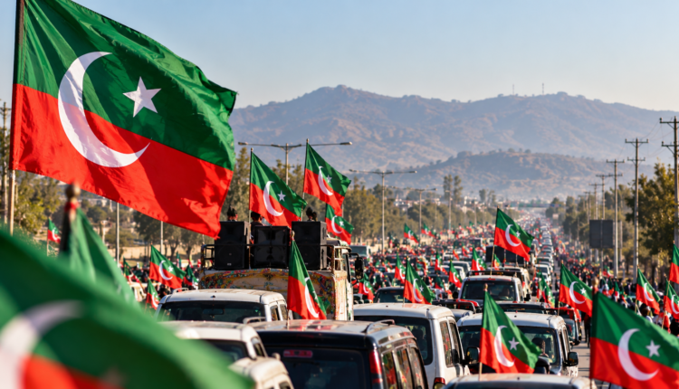 Khyber Pakhtunkhwa Chief Minister Sohail Afridi leads PTI long march from Lakki Marwat.