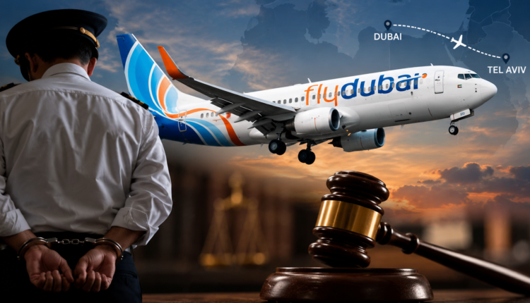 flydubai aircraft amid reports that UAE will seek death penalty for co-pilot accused of attempting to crash an Israel-bound flight