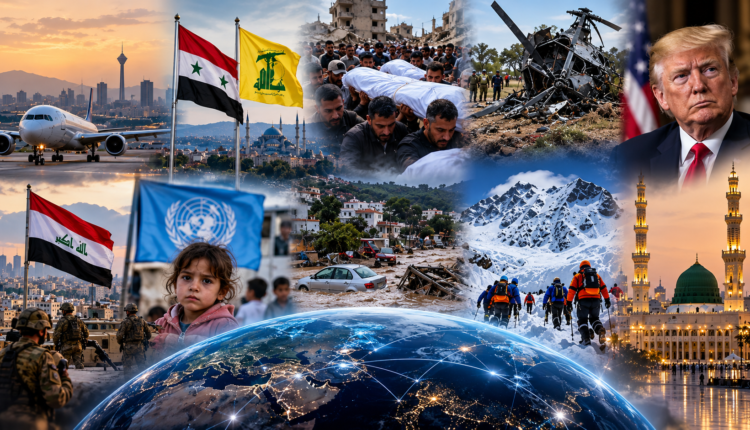 PPC Daily Global Brief covering major international developments across Iran, Syria, Gaza, Iraq, Nepal, Greece, Zimbabwe and Saudi Arabia on October 1, 2026.