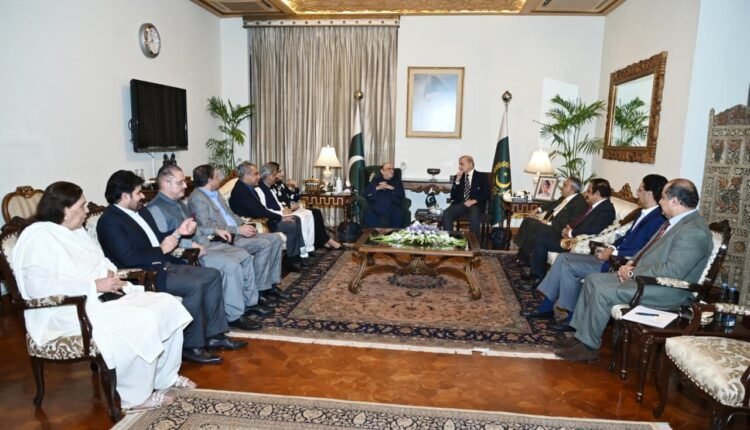 President Asif Ali Zardari and Prime Minister Shehbaz Sharif meet at the Presidency as the government and PPP form a joint committee for talks with PTI.