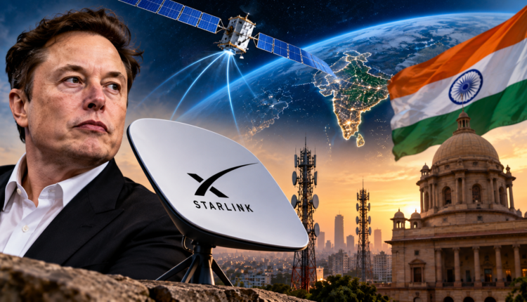 Elon Musk accuses powerful Indian telecom interests of blocking SpaceX Starlink satellite internet services in India.