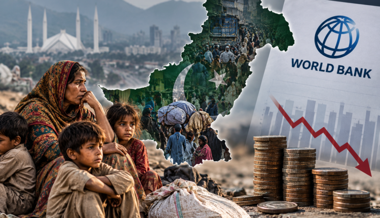 A World Bank report says Pakistan accounts for nearly 48 percent of the poor population across the MENAP region.