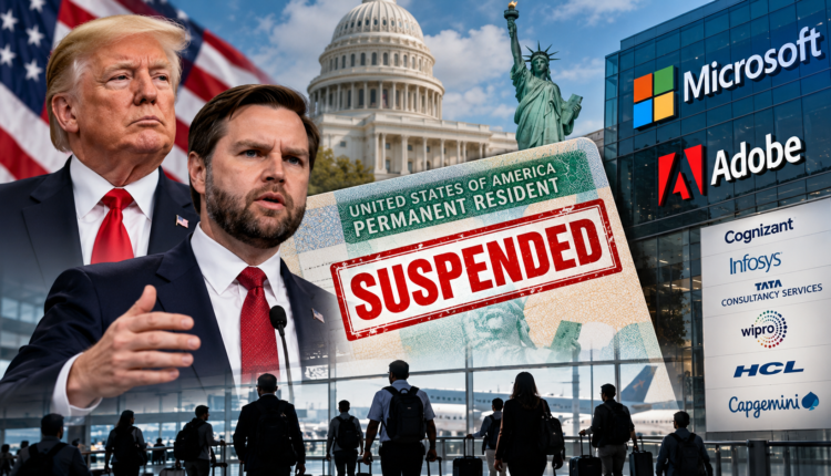 Trump administration suspends Microsoft, Adobe and major IT companies from the US permanent labour certification programme amid JD Vance's criticism of foreign hiring.