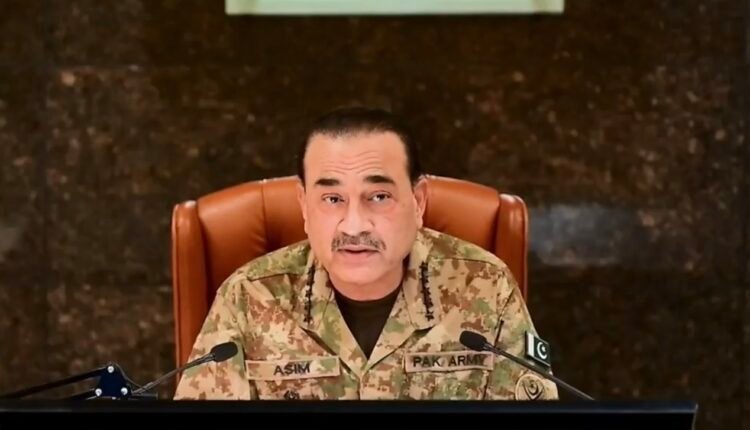 Field Marshal Syed Asim Munir chairs the 277th Corps Commanders Conference in Rawalpindi.
