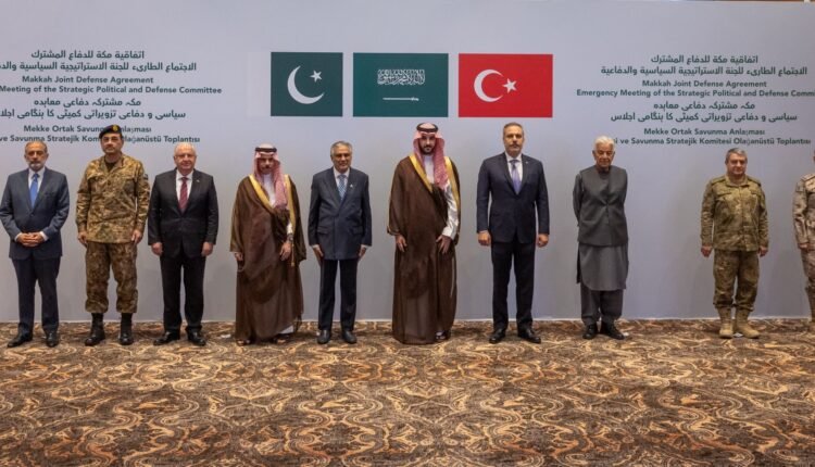 Strategic Political and Defence Committee meeting in Riyadh attended by the foreign and defence ministers and army chiefs of Pakistan, Saudi Arabia and Türkiye.